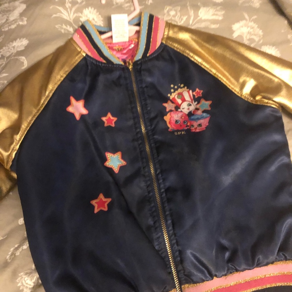 Shopkins Satin Jacket Girls XS